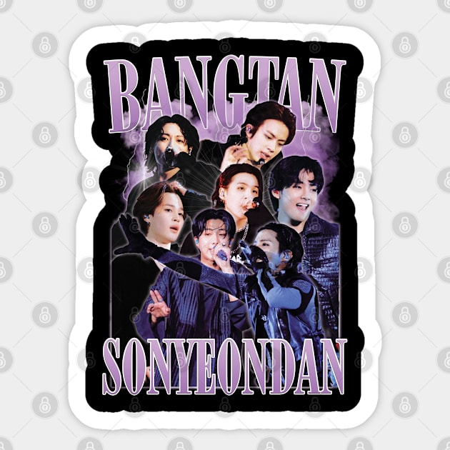 Bangtan Sonyeondan BTS Retro Sticker by pink + pip